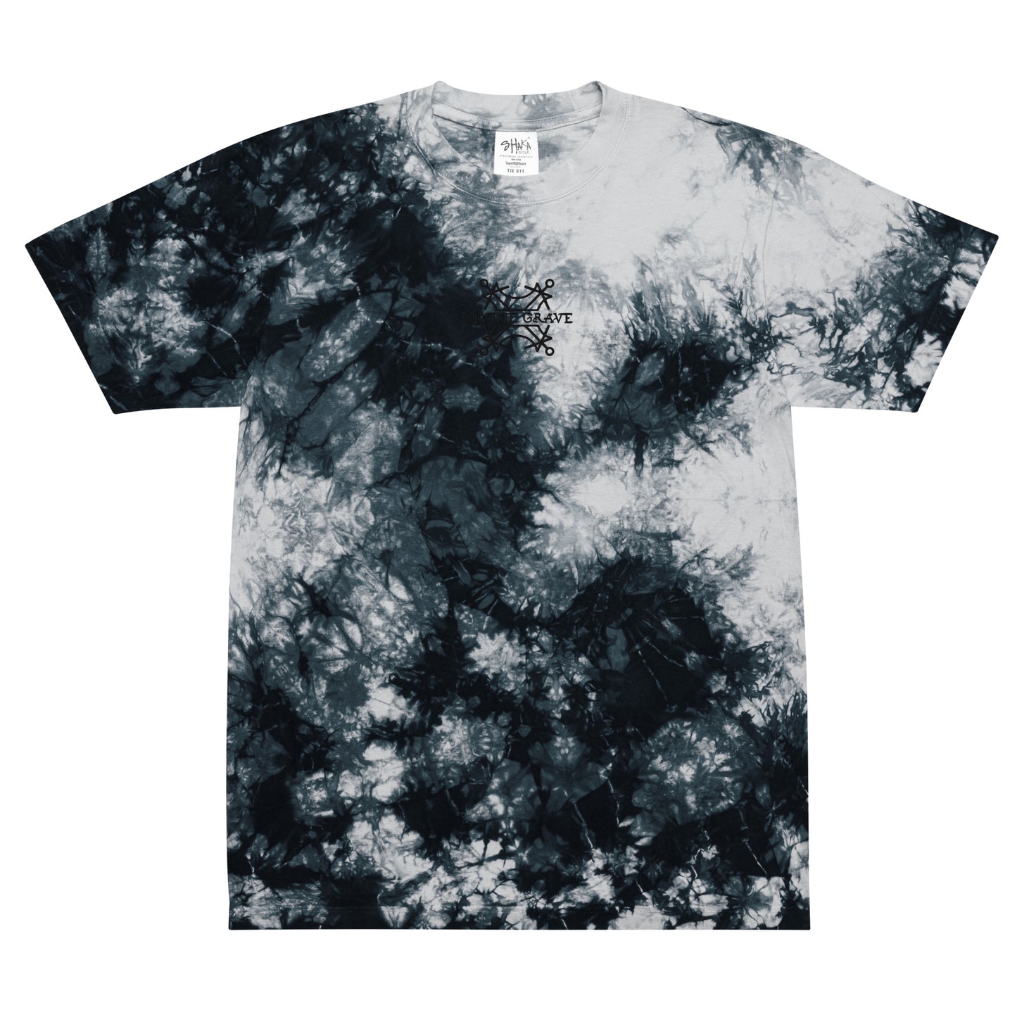 Embroidered Logo Tie-Dye Tee