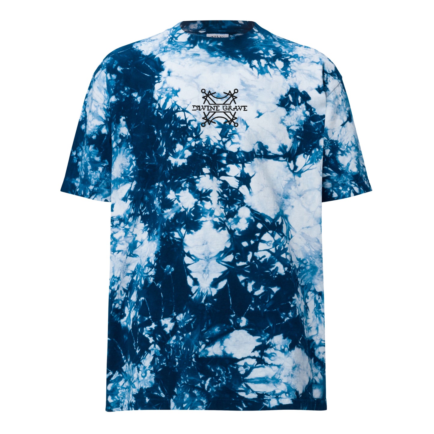 Embroidered Logo Tie-Dye Tee